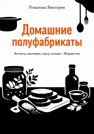 Обложка книги «Домашние полуфабрикаты: котлеты, заготовки, соусы, основы»