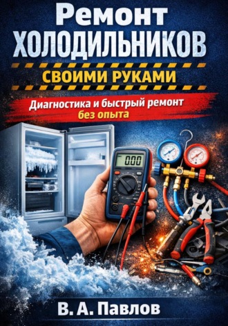 Обложка книги «Ремонт холодильников своими руками: диагностика и быстрый ремонт без опыта»