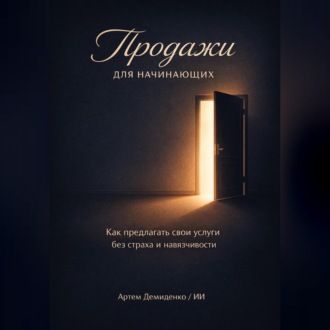 Обложка книги «Продажи для начинающих: Как предлагать свои услуги без страха и навязчивости»