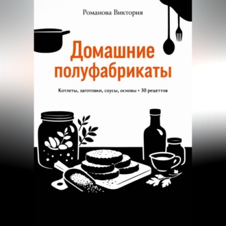 Обложка книги «Домашние полуфабрикаты: котлеты, заготовки, соусы, основы»