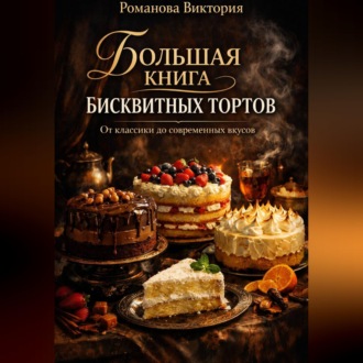 Обложка книги «Большая книга бисквитных тортов: от классики до современных вкусов»