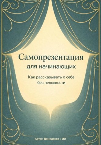 Обложка книги «Самопрезентация для начинающих: Как рассказывать о себе без неловкости»