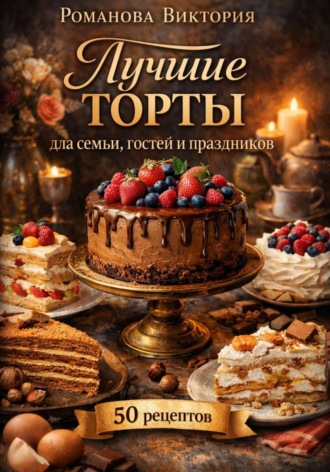 Обложка книги «Лучшие торты для семьи, гостей и праздников»