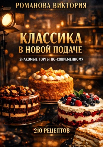 Обложка книги «Классика в новой подаче: знакомые торты по-современному»