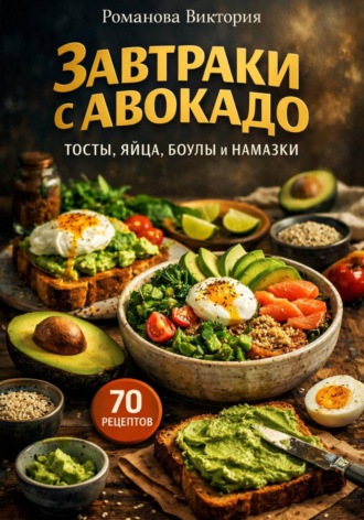 Обложка книги «Завтраки с авокадо: тосты, яйца, боулы и намазки»
