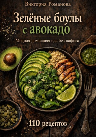 Обложка книги «Зелёные боулы с авокадо: модная домашняя еда без пафоса»