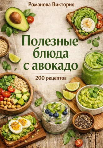 Обложка книги «Полезные блюда с авокадо»