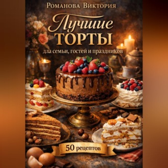 Обложка книги «Лучшие торты для семьи, гостей и праздников»
