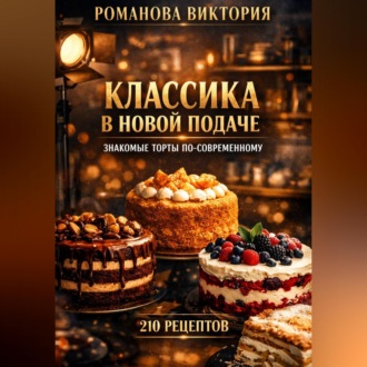 Обложка книги «Классика в новой подаче: знакомые торты по-современному»