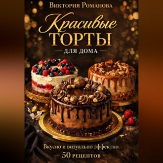 Обложка книги «Красивые торты для дома: вкусно и визуально эффектно»