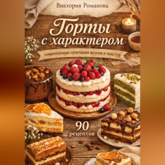 Обложка книги «Торты с характером: современные сочетания вкусов и текстур»