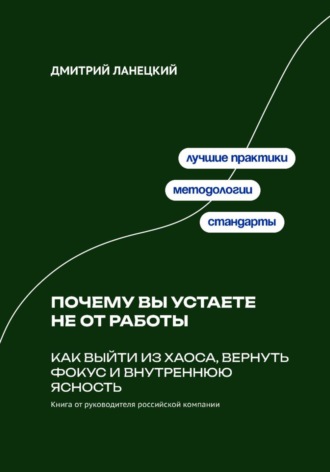 Обложка книги «Почему вы устаете не от работы: Как выйти из хаоса, вернуть фокус и внутреннюю ясность»