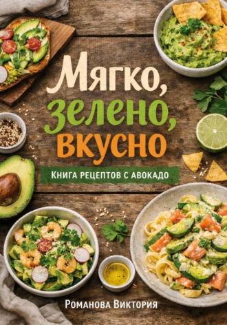 Обложка книги «Мягко, зелено, вкусно: книга рецептов с авокадо»