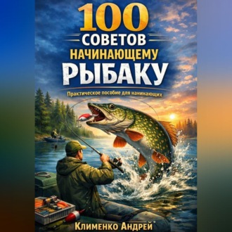 Обложка книги «100 советов начинающему рыбаку»