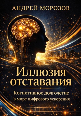 Обложка книги «Иллюзия отставания: когнитивное долголетие в мире цифрового ускорения»