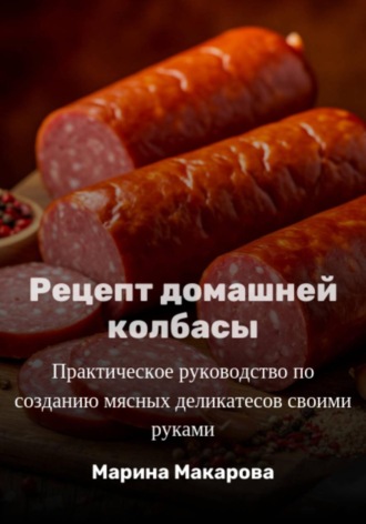 Обложка книги «Рецепт домашней колбасы»