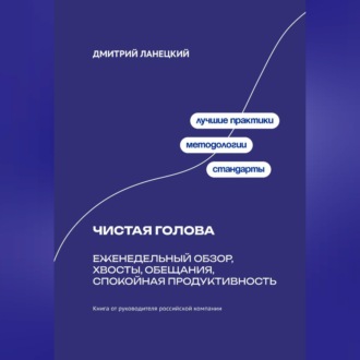 Обложка книги «Чистая голова: Еженедельный обзор, хвосты, обещания, спокойная продуктивность»