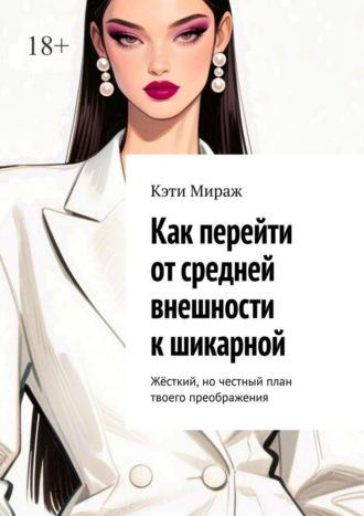Обложка книги «Как перейти от средней внешности к шикарной. Жёсткий, но честный план твоего преображения»