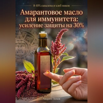 Обложка книги «Амарантовое масло для иммунитета: усиление защиты на 30%»
