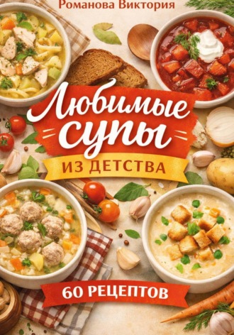 Обложка книги «Любимые супы из детства»