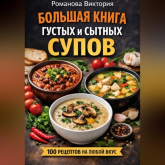 Обложка книги «Большая книга густых и сытных супов»