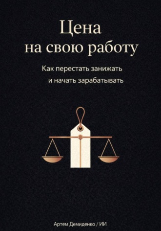 Обложка книги «Цена на свою работу: Как перестать занижать и начать зарабатывать»