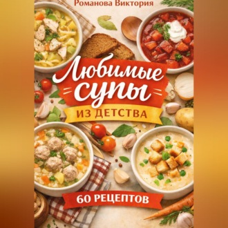 Обложка книги «Любимые супы из детства»
