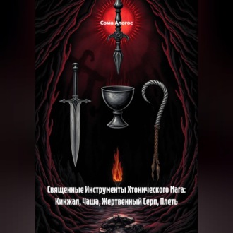 Обложка книги «Священные Инструменты Хтонического Мага: Кинжал, Чаша, Жертвенный Серп, Плеть»