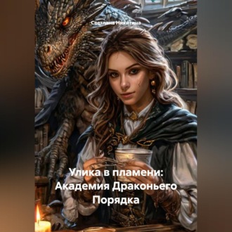 Обложка книги «Улика в пламени: Академия Драконьего Порядка»