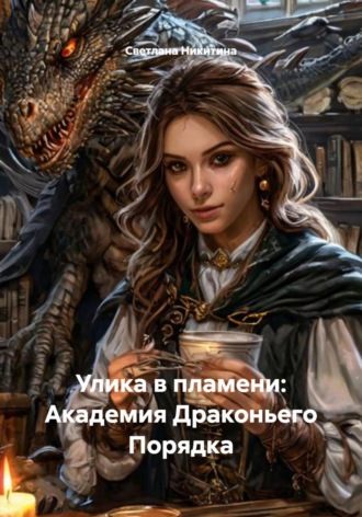 Обложка книги «Улика в пламени: Академия Драконьего Порядка»