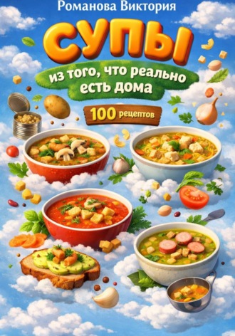 Обложка книги «Супы из того, что реально есть дома»