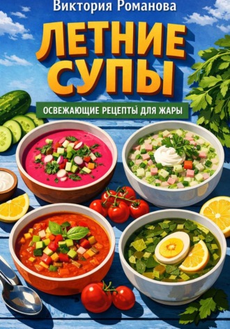 Обложка книги «Летние супы: освежающие рецепты для жары»