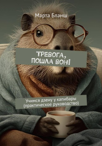 Обложка книги «Тревога, пошла вон! Учимся дзену у капибары (пошаговое руководство)»