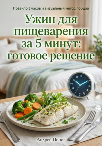 Обложка книги «Ужин для пищеварения за 5 минут: готовое решение»