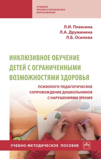 Лилия Александровна Дружинина. Инклюзивное обучение детей с ограниченными возможностями здоровья психолого-педагогическое сопровождение дошкольников с нарушениями зрения