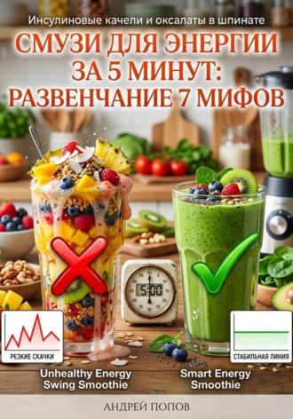 Обложка книги «Смузи для энергии за 5 минут: развенчание 7 мифов»