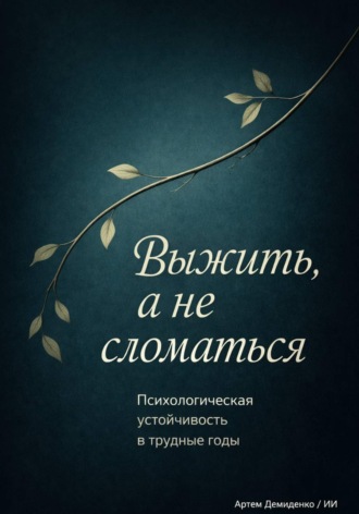 Обложка книги «Выжить, а не сломаться: Психологическая устойчивость в трудные годы»