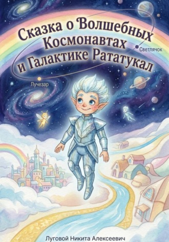 Обложка книги «Сказка о волшебных космонавтах и галактике Рататукал»