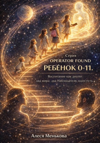 Обложка книги «OPERATOR FOUND РЕБЕНОК 0–11 Воспитание как диалог два мира, два Наблюдателя, один путь»