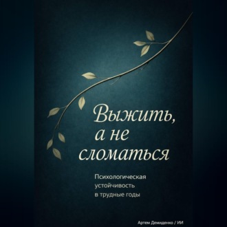 Обложка книги «Выжить, а не сломаться: Психологическая устойчивость в трудные годы»