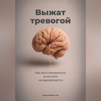 Обложка книги «Выжат тревогой: Как восстановиться, если мозг не выключается»