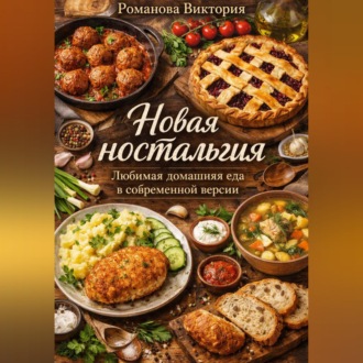 Обложка книги «Новая ностальгия: любимая домашняя еда в современной версии»