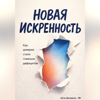 Обложка книги «Новая искренность: Как доверие стало главным дефицитом»