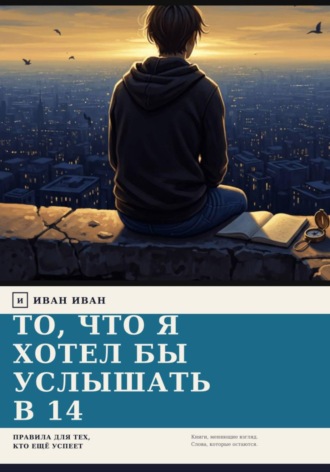 Обложка книги «То, что я хотел бы услышать в 14»