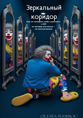 Обложка книги «Зеркальный коридор. Как не потерять себя в диалоге с ИИ (и почему эта книга — не исключение)»