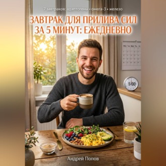 Обложка книги «Завтрак для прилива сил за 5 минут: ежедневно»
