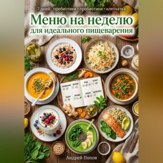 Обложка книги «Меню на неделю для идеального пищеварения»