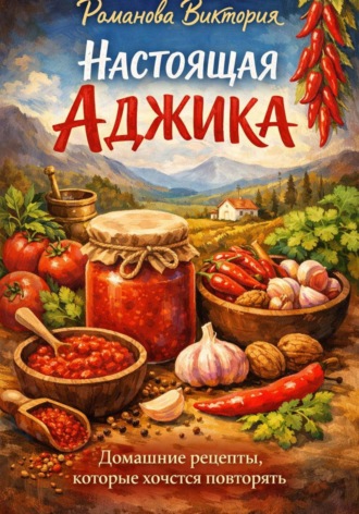 Обложка книги «Настоящая аджика: домашние рецепты, которые хочется повторять»