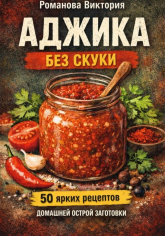 Обложка книги «Аджика без скуки: 50 ярких рецептов домашней острой заготовки»