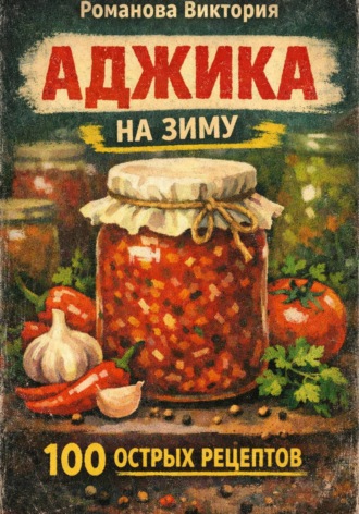Обложка книги «Аджика на зиму: 100 рецептов острых домашних заготовок»